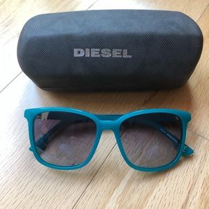 Diesel Sunglasses, teal color